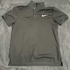 Black Nike Collard Shirt